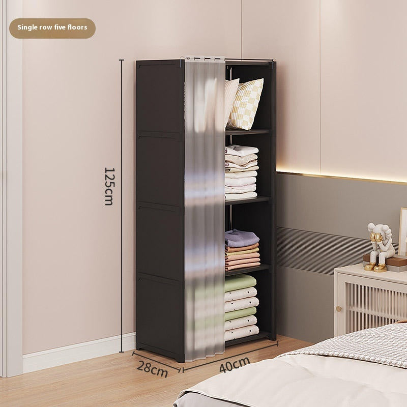 Dust-Proof Small Wardrobe Storage Cabinet