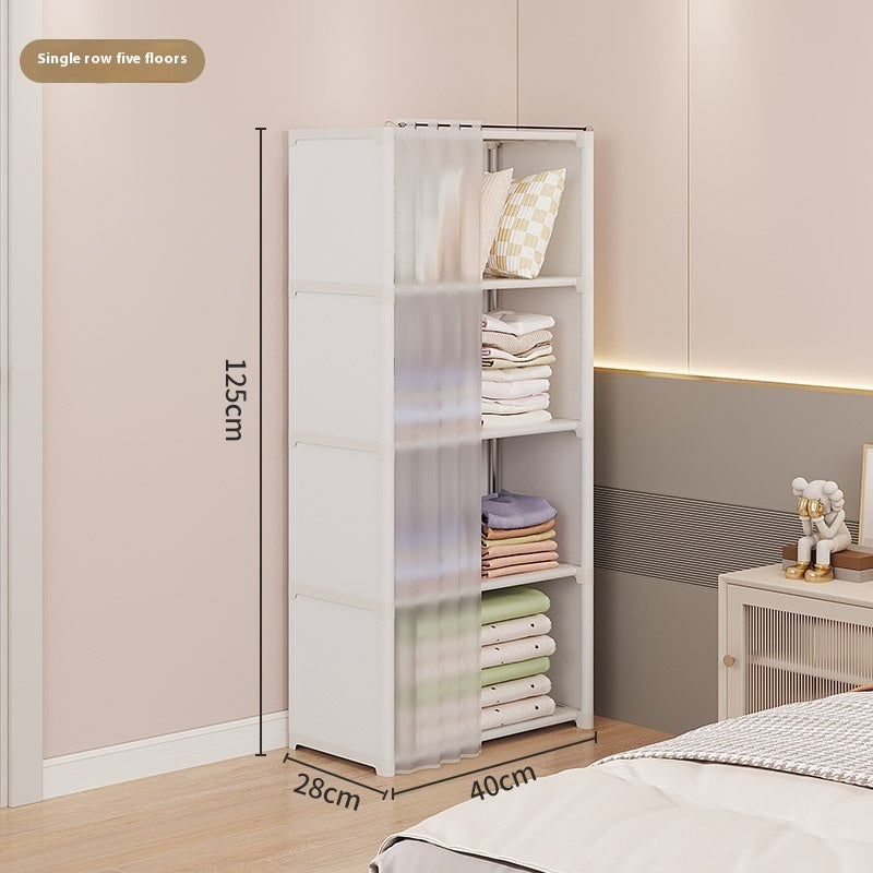 Dust-Proof Small Wardrobe Storage Cabinet