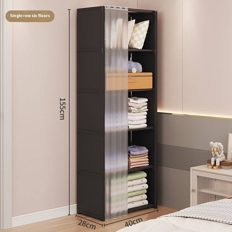 Dust-Proof Small Wardrobe Storage Cabinet